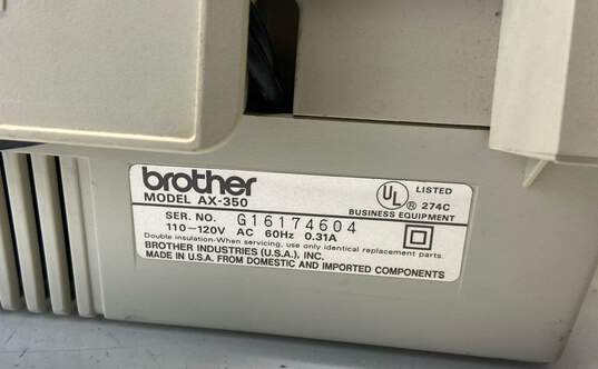 Brother Electronic Typewriter AX-350 image number 8