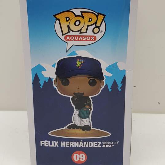 Funko POP Aquasox Felix Hernandez Specialty Jersey IOB image number 4