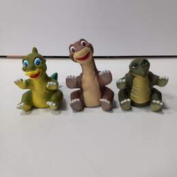 Vintage Land Before Time Hand Puppet Toys (Little Foot, Duckey, A Spike)