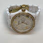 Designer Fossil Cecile AM-4493 White Stainless Steel Analog Wristwatch image number 3