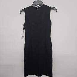 Black Faux Leather Sheath Dress alternative image