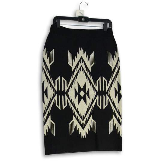 Ariat Womens Chimayo Black White Aztec Straight & Pencil Skirt Size Medium image number 1