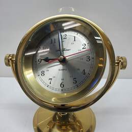 Seth Thomas Schooner Swivel Clock Model 1044 8in x 7in x 4 1/2in alternative image