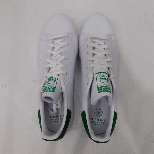 adidas Stan Smith Forever PRIMEGREEN White Men's Shoes Size 14 image number 4