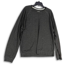 Womens Gray Heather Long Sleeve Crew Neck Pullover Sweatshirt Size XXL