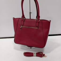 G.H. Bass & Co Red Leather Tote Shoulder Bag alternative image