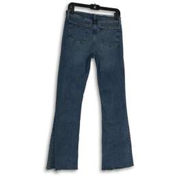 Motel Rocks Womens Blue Denim Medium Wash 5-Pocket Design Bootcut Jeans Size S alternative image
