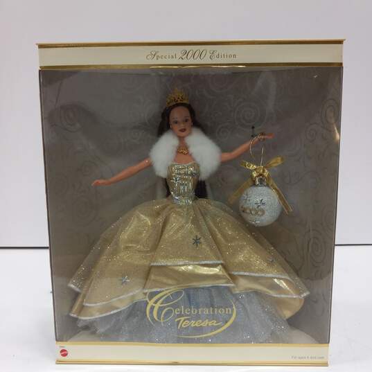 2000 Special Edition Celebration Teresa Barbie Doll In Original Box image number 1