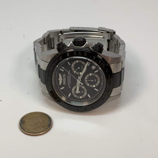 Designer Invicta Speedway 6934 Chronograph Round Dial Analog Wristwatch image number 3