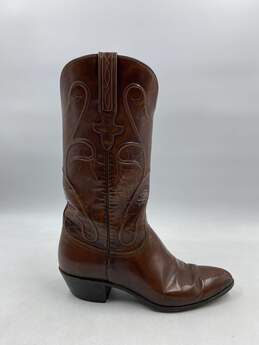 Authentic Lucchese Brown Western Boot M 9
