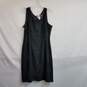 Life & Style New York Vintage Black Silk Beaded Dress Size XL image number 1