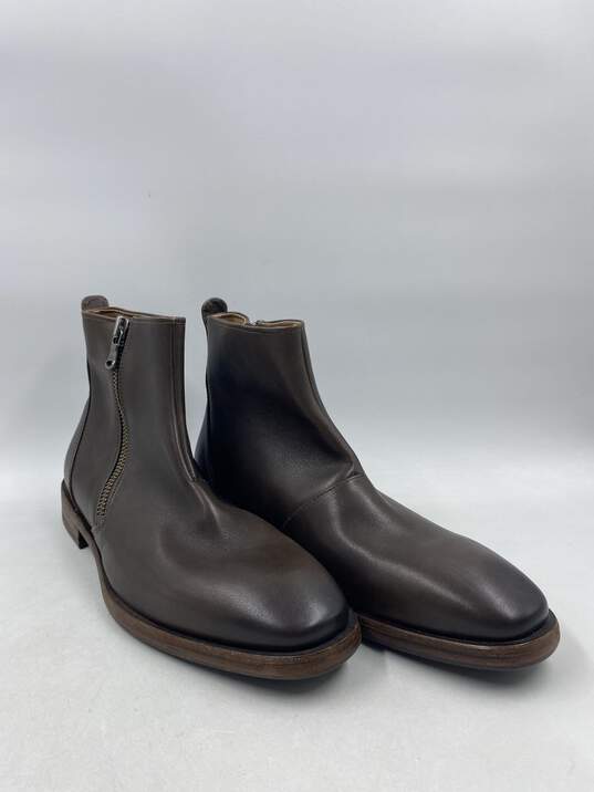 Authentic John Varvatos Brown Ankle Boot M 11M image number 3
