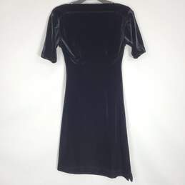 BCBG Maxazria Women Black Velvet Dress XS alternative image