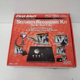 First Alert Security Surveillance Recording Kit Untested