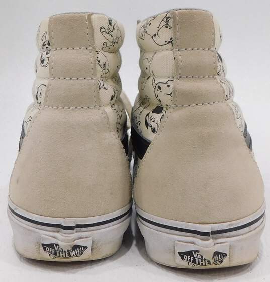 Disney Vans Off The Wall 101 Dalmatians High Top Shoes Size 9 image number 4