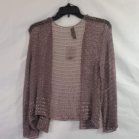 Top Shop Women Taupe Cardigan Sz12/14 NWT image number 2