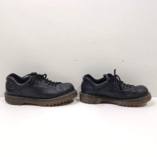 Dr. Martens Men's Black Leather Low Cut Boots Size 11 image number 2