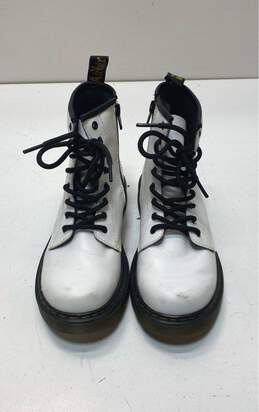 Dr. Martens 1460 White Leather Combat Boots Women's Size 5 alternative image
