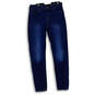 Womens Blue Medium Wash Stretch Pockets Denim Skinny Leg Jeans Size 26 image number 1