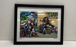 Limited Edition Framed & Matted Lithograph "Moving Heroes" by Artist Durden