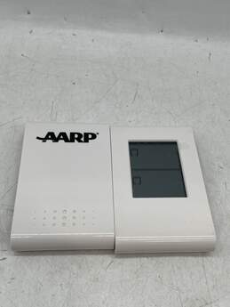 AARP White Wireless Battery Powered Indoor Outdoor Thermometer E-0488825-S