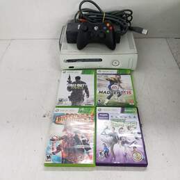 Microsoft Xbox 360 20GB Console White Bundle Controller & Games #1