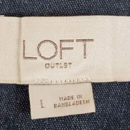 Loft Outlet Women Blue Jacket L alternative image