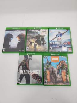 Lot of 5 Xbox one Game Disc ( ZOO) untested