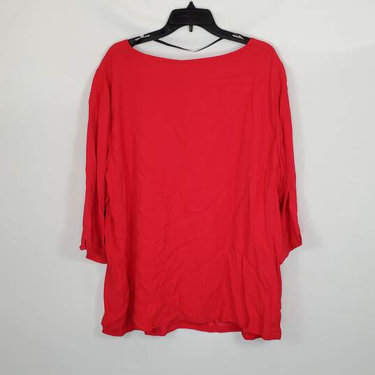 Selection Women Red Blouse Sz 20/22 NWT image number 2