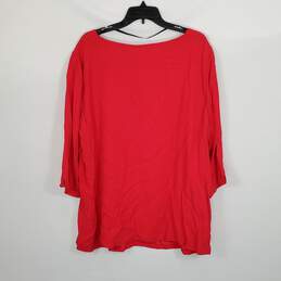 Selection Women Red Blouse Sz 20/22 NWT alternative image