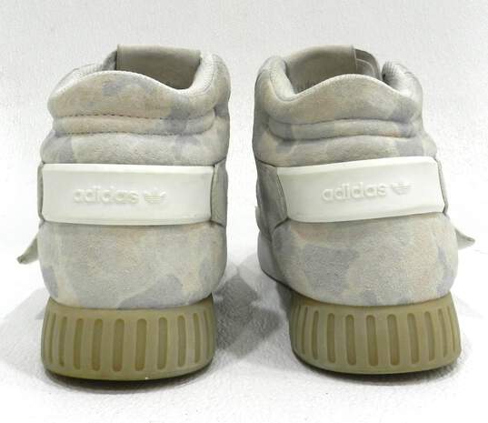 adidas Tubular Invader Strap White Camo Men's Shoe Size 10 image number 3