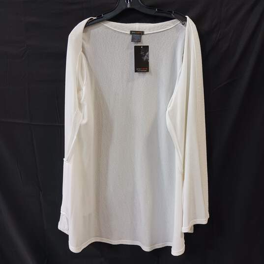 Women's Eva Varro White Sweater Size L NWT image number 4