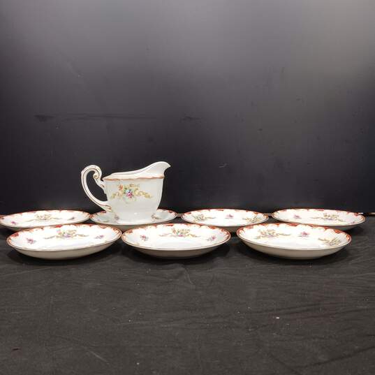 Harmony House Wembley Saucers & Creamer Pitcher 8pc Lot image number 1
