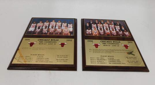 Chicago Bulls NBA Champions 90-91 & 91-92 Memorabilia Lot image number 2