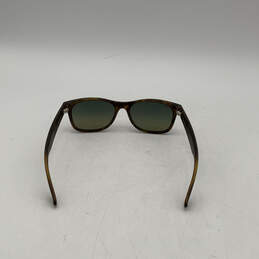 Mens Brown Tortoise Full Rim UV Protection Polarized Rectangular Sunglasses alternative image
