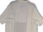 NWT Womens White Short Sleeve Pleated Open Front Cardigan Sweater Sz 22/24 image number 4