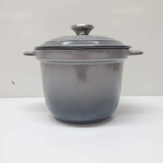 Le Creuset Enameled Cast Iron Rice Pot in Oyster Gray image number 1