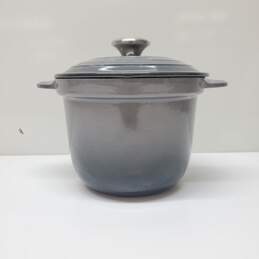 Le Creuset Enameled Cast Iron Rice Pot in Oyster Gray