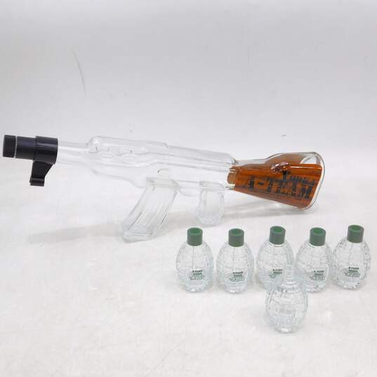 A-Team Hardball Vodka Footlocker, with Hand Grenade Shots 750ml  Empty image number 4