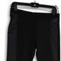 Womens Black Elastic Waist Stretch Pull-On Ankle Leggings Size XL-2XL image number 3