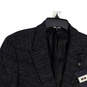 NWT Mens Gray Notch Lapel Single Breasted Two Button Blazer Size 44R image number 3