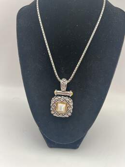 Womens Silver-Tone Necklace Bracelet Earrings Ring Set 92.4g J-0527872-F-03