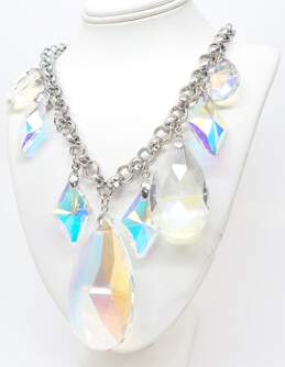 Kirks Folly Spellbound Silver Tone Crystal Statement Necklace alternative image
