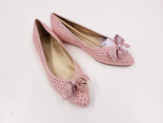 Kenneth Cole Reaction Lucie Jewel Bow Flats Pink 8 image number 2