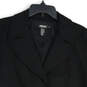 NWT Womens Black Notch Lapel Single Breasted Two Button Blazer Size 10 image number 3