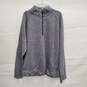 Lululemon Athletica MN's Heather Gray Wool & Polyester Blend Pullover Size M image number 1