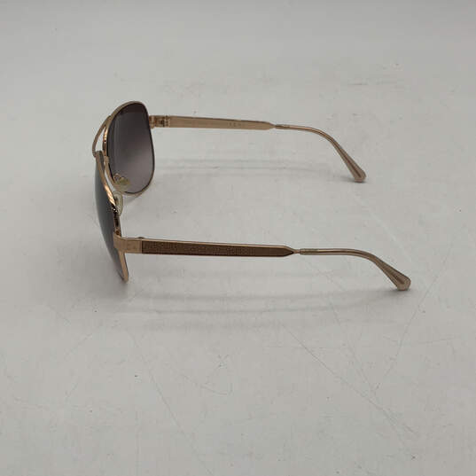 Authentic Mens Brown GA 904S Metal Textured Full Rim Aviator Sunglasses image number 2