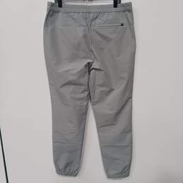 Calvin Klein Gray Tech Hybrid Flat Front Pants Size 36 alternative image