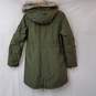 Unisex Lands' End Green Expedition Down Winter Parka Sz S 6-8 image number 2