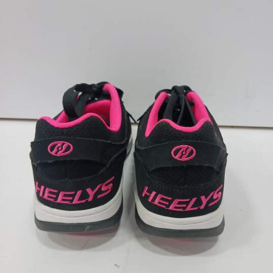 Heelys Voyager Black/Pink Skate Shoes Women-7 Youth-6 image number 3